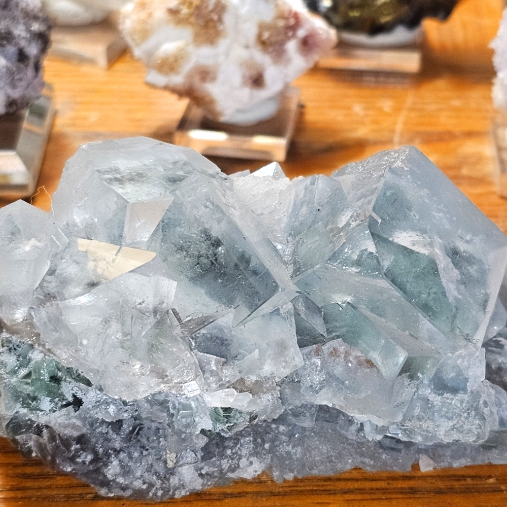 Fluorite on host rock